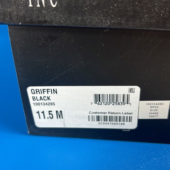 INC International Concepts - Black Croc Loafers - 11.5 - New in box - Picture 8 of 8